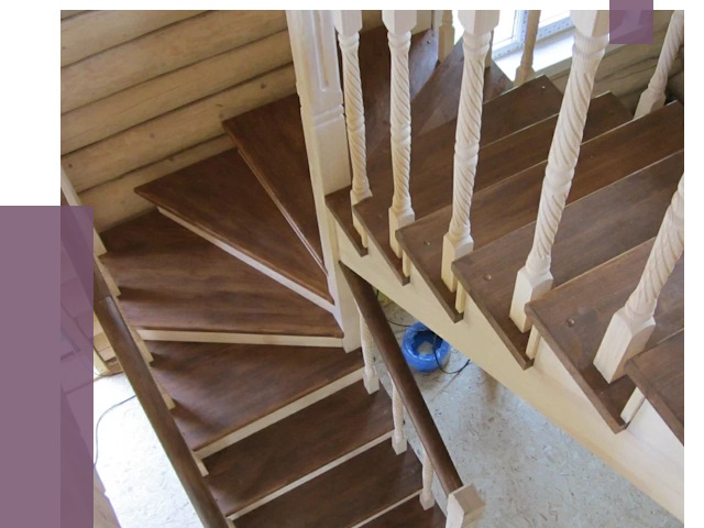 Реставрация деревянных лестниц в Гукове от 4312 руб.