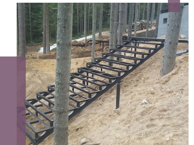 Монтаж металлических лестниц в Гукове от 13602 руб. 