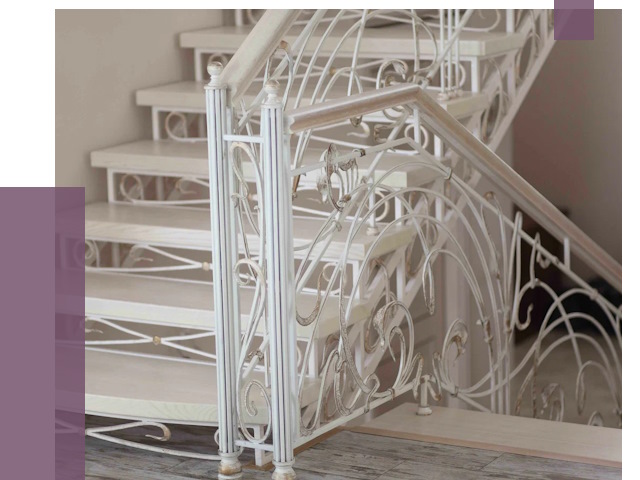 Изготовление кованых лестниц на заказ в Гукове от 87261 руб. | ПРОЛЁТ-Гкв