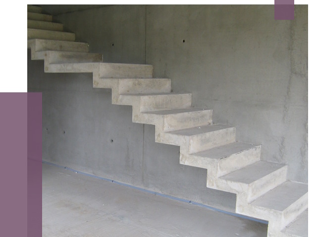 Бетонные лестницы в Гукове от 18992 руб. под ключ | ПРОЛЁТ-Гкв