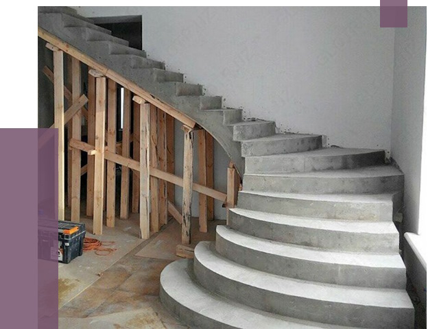 Изготовление бетонных лестниц под ключ в Гукове от 20019 руб. | ПРОЛЁТ-Гкв