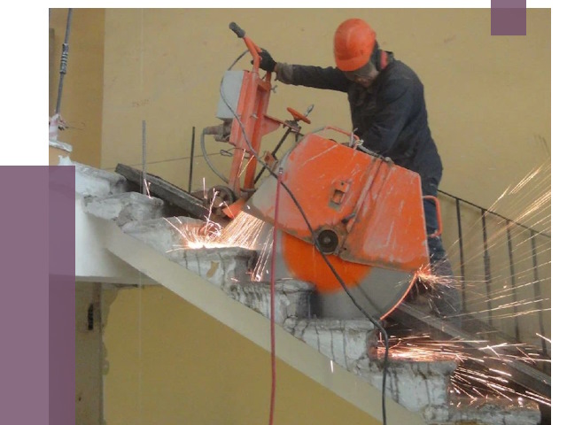 Демонтаж бетонных лестниц в Гукове от 4620 руб. за м2 | ПРОЛЁТ-Гкв