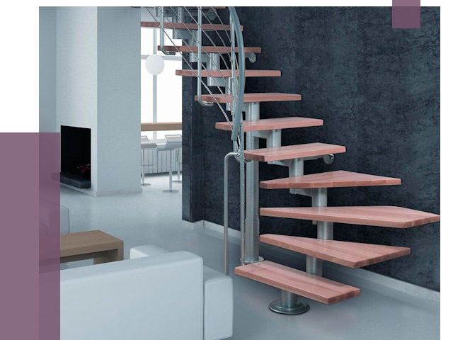 Модульные лестницы в Гукове от 16939 руб. — купить в ПРОЛЁТ-Гкв