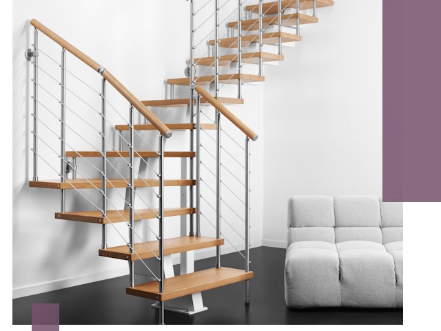 Модульные лестницы под ключ в Гукове — монтаж и изготовление