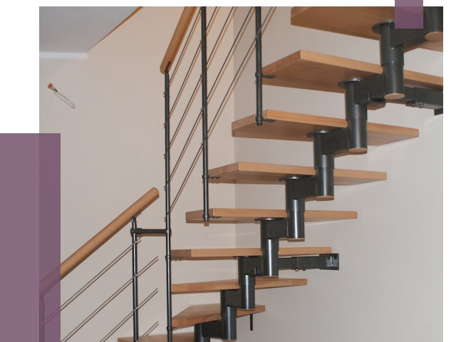 Изготовление модульных лестниц в Гукове от 11549 руб. 