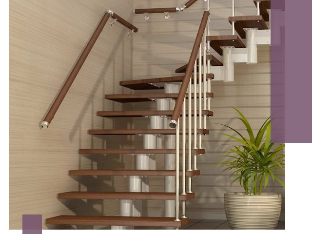 Изготовление модульных лестниц под ключ в Гукове