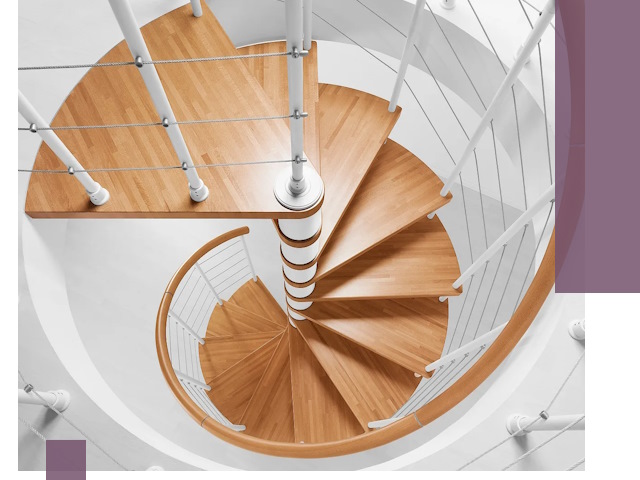 Изготовление винтовых лестниц под ключ в Гукове