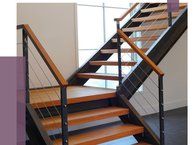 Изготовление лестниц на металлокаркасе в Гукове от 18992 руб. | ПРОЛЁТ-Гкв