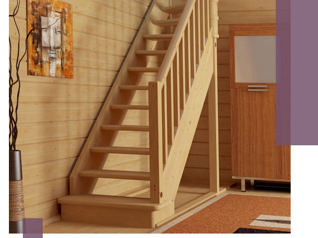 Лестницы эконом класса под ключ в Гукове — недорого и быстро