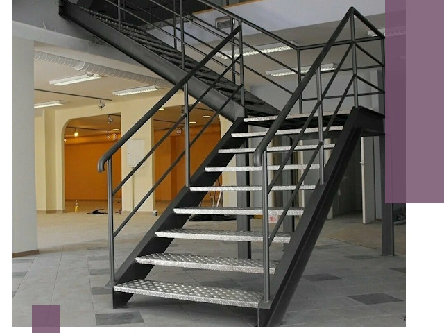 Лестницы для офиса в Гукове: изготовление, монтаж, демонтаж