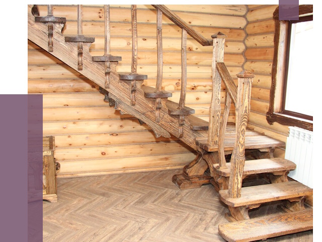 Лестницы в баню в Гукове от 19197 руб. — изготовление | ПРОЛЁТ-Гкв