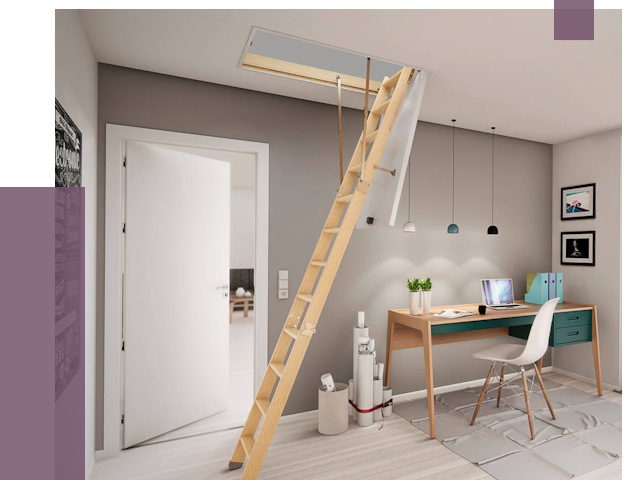 Чердачные лестницы в Гукове — от 14629 руб. | ПРОЛЁТ-Гкв