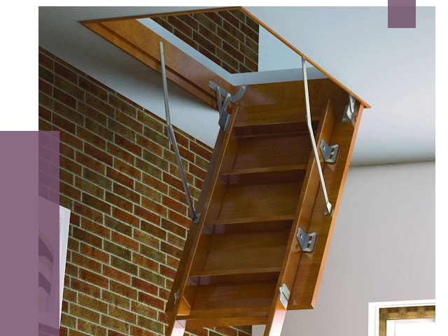 Установка чердачной лестницы в Гукове от 7853 руб. | ПРОЛЁТ-Гкв