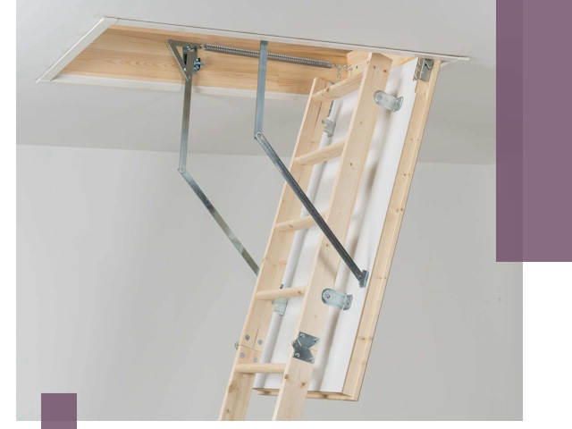 Установка чердачной лестницы под ключ в Гукове