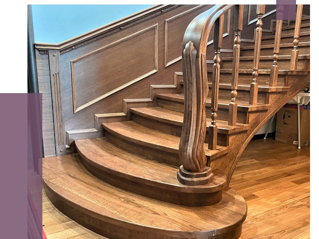 Дубовые лестницы под ключ в Гукове от 177089 руб. — ПРОЛЁТ-Гкв