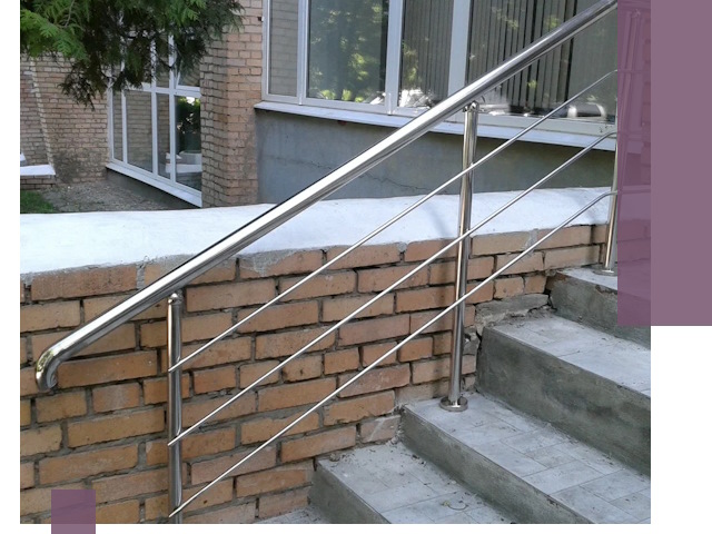 Перила из нержавеющей стали высокого качества в Гукове