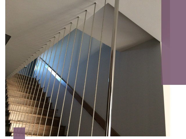 Тросовые перила под ключ в Гукове — производство и монтаж