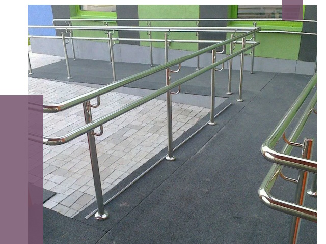 Ограждения пандусов в Гукове от 4363 руб. монтаж | ПРОЛЁТ-Гкв