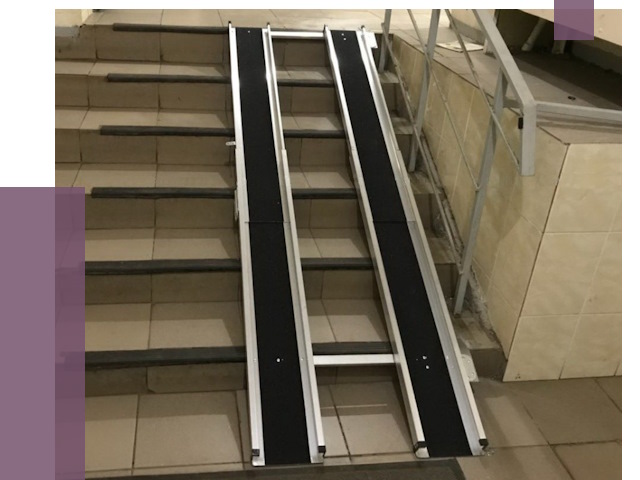 Установка пандуса в подъезд в Гукове от 8007 руб. под ключ | ПРОЛЁТ-Гкв