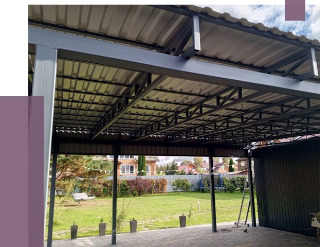 Монтаж навесов в Гукове от 7392 руб. — установка навеса | ПРОЛЁТ-Гкв