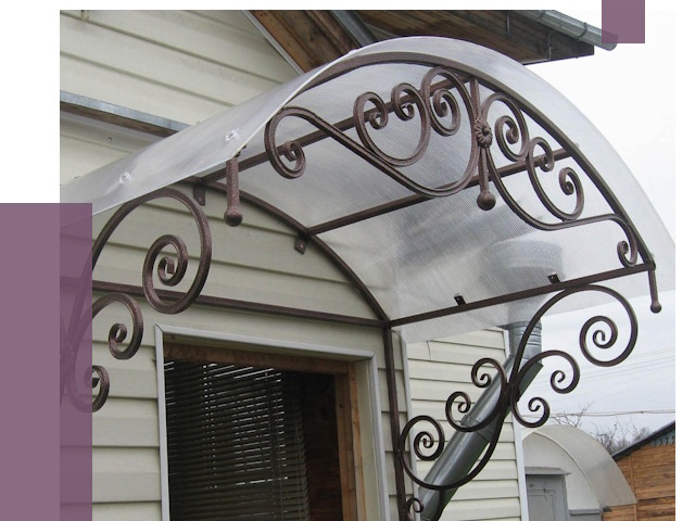 Изготовление козырьков в Гукове от 7392 руб. — заказать | ПРОЛЁТ-Гкв