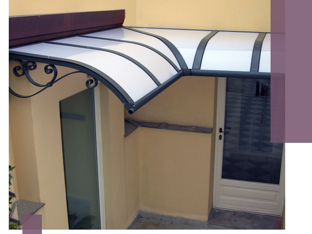 Монтаж козырьков любой сложности в Гукове под ключ