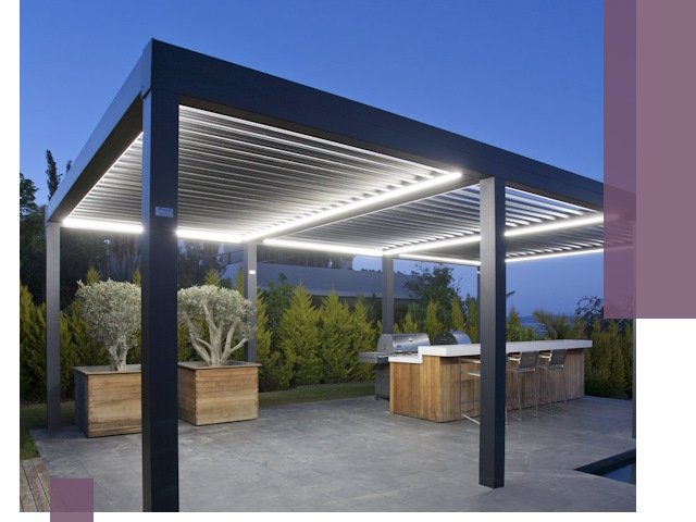 Навесы отдельно стоящие под ключ в Гукове из металла и поликарбоната