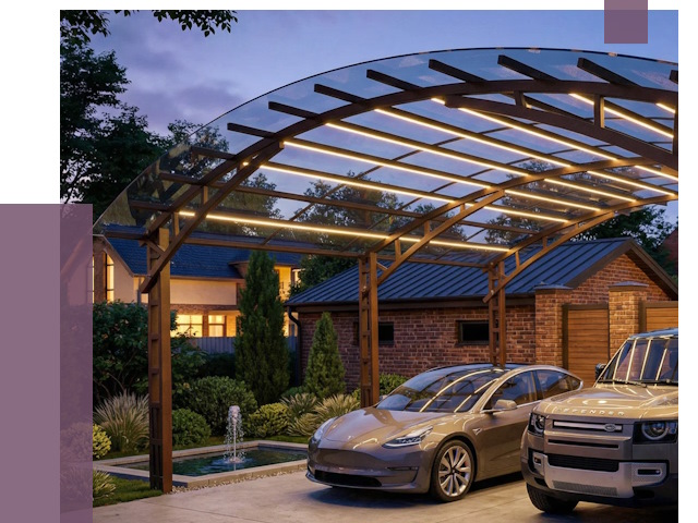 Металлические навесы в Гукове от 12730 руб. под ключ — ПРОЛЁТ-Гкв