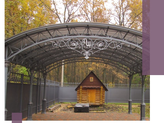 Кованые навесы премиум-класса под заказ в Гукове