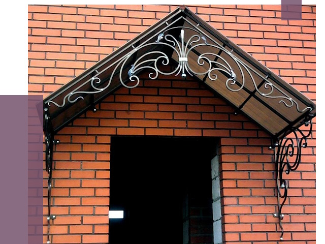 Металлические козырьки в Гукове от 10728 руб. 