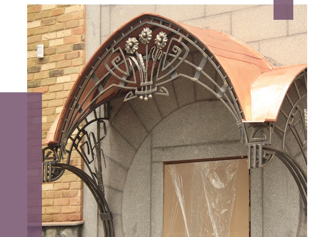 Арочные козырьки в Гукове от 14629 руб. 