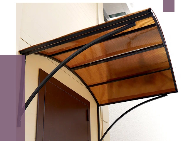 Недорогие козырьки в Гукове от 7617 руб.  | ПРОЛЁТ-Гкв