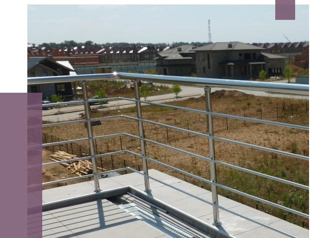 Парапеты из нержавеющей стали в Гукове от 8007 руб. за м² | ПРОЛЁТ-Гкв