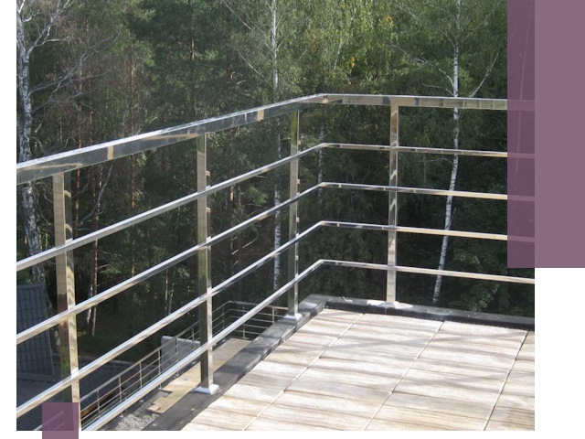 Парапеты из нержавеющей стали в Гукове — изготовление и монтаж