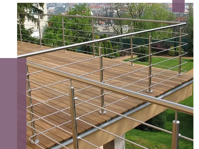 Алюминиевые парапеты в Гукове под ключ от 7802 руб. 