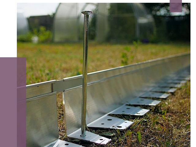 Металлические бордюры для газона в Гукове от 4312 руб. | ПРОЛЁТ-Гкв