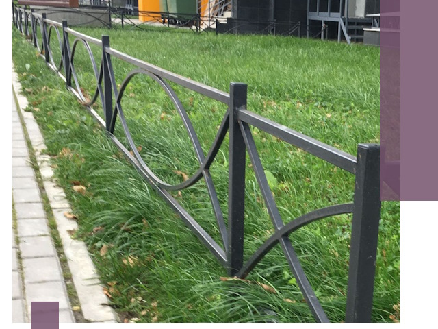 Газонные ограждения из металла в Гукове — монтаж и продажа