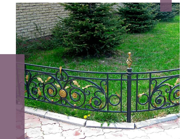 Кованые газонные ограждения в Гукове от 7648 руб. — ПРОЛЁТ-Гкв